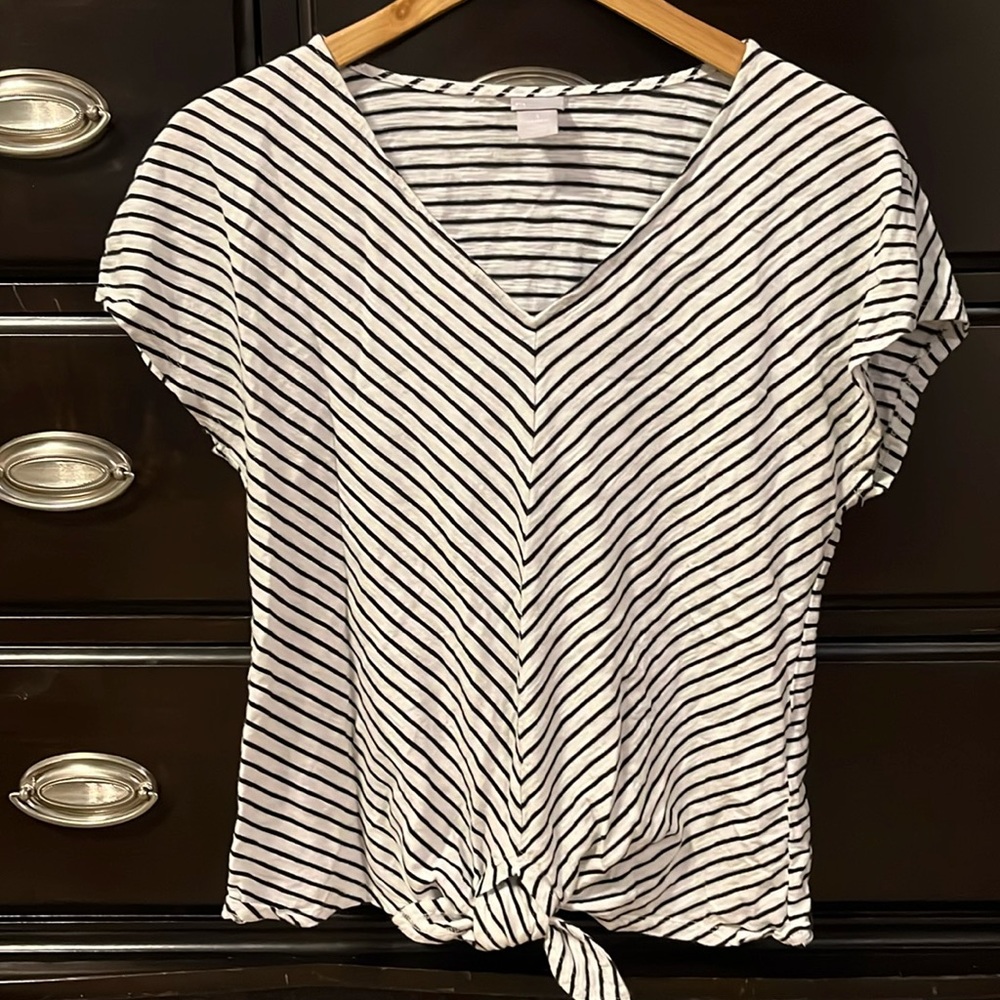 Tie tee shirt